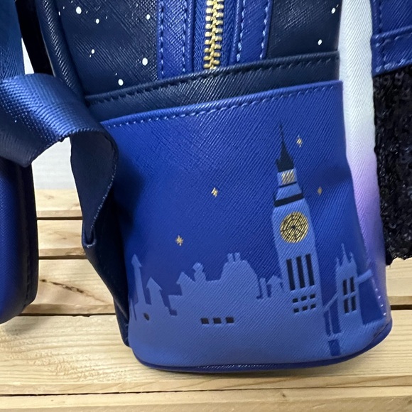 Disney Parks Loungefly Peter Pan Night Sky Mini Backpack - Navy main image 5